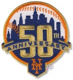 2012 New York Mets 50th Anniversary Patch