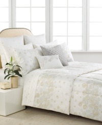 Sun and sand. Barbara Barry's Nautilus comforter set shimmers with an elegant pattern of swirls in a serene palette for a look that is reminiscent of shells washed up along the shoreline. Sun and sand. Barbara Barry's Nautilus comforter set shimmers with an elegant pattern of swirls in a serene palette for a look that is reminiscent of shells washed up along the shoreline.