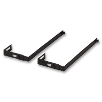 Officemate Universal Partition Hanger Set, Adjusted to fit panels with 1 1/4 inch to 3 1/2 inch thickness, Metal Black (21460) Officemate Universal Partition Hanger Set, Adjusted to fit panels with 1 1/4 inch to 3 1/2 inch thickness, Metal Black (21460)