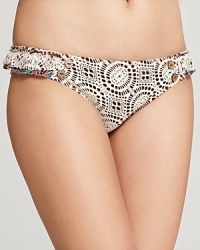 This crochet bikini from Lucky Brand serves up sweet style with a strong dose of haute country charm. This crochet bikini from Lucky Brand serves up sweet style with a strong dose of haute country charm.