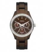 Rich, chocolaty decadence: a Stella watch by Fossil.