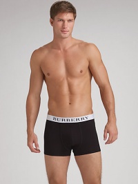 Superior comfort in soft, stretchy cotton with an elastic logo waist. Logo waistband No fly Cotton/elastane Machine wash Imported Superior comfort in soft, stretchy cotton with an elastic logo waist. Logo waistband No fly Cotton/elastane Machine wash Imported