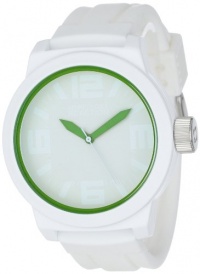 Kenneth Cole Reaction Men's RK1242 Triple White Green Details Watch Kenneth Cole Reaction Men's RK1242 Triple White Green Details Watch