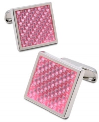 Leave your mark with these distinctive polished rhodium square cufflinks and be remembered. Leave your mark with these distinctive polished rhodium square cufflinks and be remembered.
