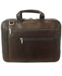 Pack it & go. Experience the freedom of a stylish and spacious business case that goes everywhere and keeps everything under tabs. Packed with a versatile and durable laptop sleeve, this case protects your most valuable companion and stands out in classic full-grain cowhide leather. Pack it & go. Experience the freedom of a stylish and spacious business case that goes everywhere and keeps everything under tabs. Packed with a versatile and durable laptop sleeve, this case protects your most valuable companion and stands out in classic full-grain cowhide leather.