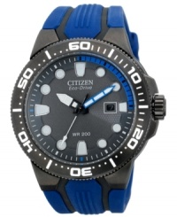 Explore new worlds with confidence with Citizen's Scuba Fin collection sport watch. Built with Eco-Drive technology, harnessing natural and artificial light, never needing a battery.