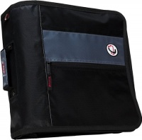 Case-it 2-in-1 Adjustable Zipper 3-Ring Dual Binder, 1 Set of 3-Inch Rings and 1 Set of 1.5-Inch Rings, Black, DUAL-501-BLK Case-it 2-in-1 Adjustable Zipper 3-Ring Dual Binder, 1 Set of 3-Inch Rings and 1 Set of 1.5-Inch Rings, Black, DUAL-501-BLK