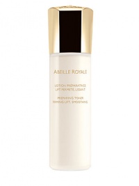 Born from the exceptional repairing power of bee products, this lotion prepares the skin to optimize the firming, wrinkle correction action of Abeille Royale skincare. As if stimulated from within, the skin is smoothed and firmed, glowing with a youthful radiance. Its fresh, delicately creamy texture leaves the skin soft and plump. 5 oz. Born from the exceptional repairing power of bee products, this lotion prepares the skin to optimize the firming, wrinkle correction action of Abeille Royale skincare. As if stimulated from within, the skin is smoothed and firmed, glowing with a youthful radiance. Its fresh, delicately creamy texture leaves the skin soft and plump. 5 oz.