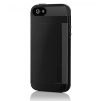 Incipio Stowaway for iPhone 5 - Retail Packaging - Obsidian Black / Obsidian Black Incipio Stowaway for iPhone 5 - Retail Packaging - Obsidian Black / Obsidian Black