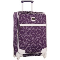 Diane Von Furstenberg Luggage Color On The Go Custom 24 Inch Expandable Spinner, Purple/White, One Size Diane Von Furstenberg Luggage Color On The Go Custom 24 Inch Expandable Spinner, Purple/White, One Size