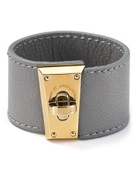 Known for making a statement, MARC BY MARC JACOBS doesn't disappoint with this leather wrap bracelet. Pair it with your other favorite bangles and bracelets for a lovely layered look. Known for making a statement, MARC BY MARC JACOBS doesn't disappoint with this leather wrap bracelet. Pair it with your other favorite bangles and bracelets for a lovely layered look.