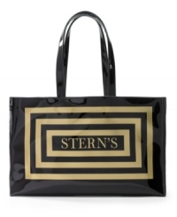 Be a part of the Stern's family with this trademark tote, which puts all of your daily essentials and the sophistication of a time-honored name right in your hands! Born in New York City, Stern's had a homegrown feel with the entire family working throughout the flagship store. Elegant men in top hats opened the doors to a store heralded for having both the latest in Parisian style and the best for the working class. Be a part of the Stern's family with this trademark tote, which puts all of your daily essentials and the sophistication of a time-honored name right in your hands! Born in New York City, Stern's had a homegrown feel with the entire family working throughout the flagship store. Elegant men in top hats opened the doors to a store heralded for having both the latest in Parisian style and the best for the working class.