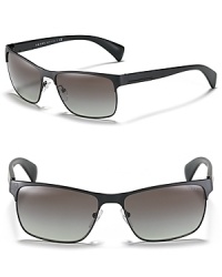 Prada Men's Square Timeless Conceptual Sunglasses Prada Men's Square Timeless Conceptual Sunglasses