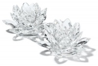 Godinger Lotus Candlesticks, Set of 2 Godinger Lotus Candlesticks, Set of 2