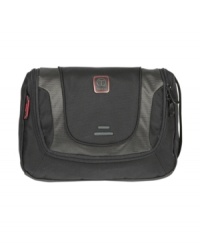 The best way to bring along your everyday essentials. The Tumi T-Tech travel kit boasts impeccable style and a versatile design, featuring plenty of space for toiletries and a tuck-away hook that allows it to hang from virtually any fixture. Full Tumi warranty. The best way to bring along your everyday essentials. The Tumi T-Tech travel kit boasts impeccable style and a versatile design, featuring plenty of space for toiletries and a tuck-away hook that allows it to hang from virtually any fixture. Full Tumi warranty.