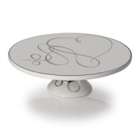 Mikasa Love Story 12-Inch Pedestal Cake Plate Mikasa Love Story 12-Inch Pedestal Cake Plate