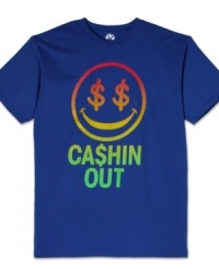 Make it rain. In this t-shirt from Hybrid, you'll be ready to let the good times roll. Make it rain. In this t-shirt from Hybrid, you'll be ready to let the good times roll.
