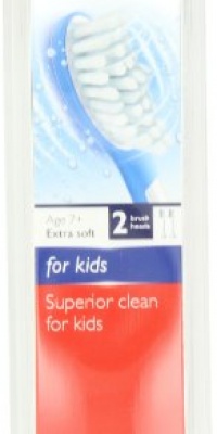 Philips Sonicare HX6042/64 Sonicare for Kids Replacement Brush Heads, Ages 7-10, 2 Pack Philips Sonicare HX6042/64 Sonicare for Kids Replacement Brush Heads, Ages 7-10, 2 Pack