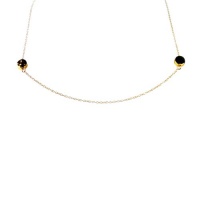 Gorjana Chloe Double Bead Necklace Gold Gorjana Chloe Double Bead Necklace Gold