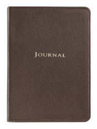 Graphic Image Medium Travel Journal, Goatskin Leather, Mocha (MTJMRBLGTIMOC) Graphic Image Medium Travel Journal, Goatskin Leather, Mocha (MTJMRBLGTIMOC)