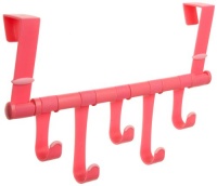 Homz Kidz Girls Over-the-Door 5-Hook Rack Homz Kidz Girls Over-the-Door 5-Hook Rack