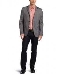 Marc Ecko Cut & Sew Men's Herringbone Blazer Marc Ecko Cut & Sew Men's Herringbone Blazer