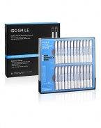 Fast and easy do-it-yourself teeth whitening for deeper, darker stains. Two formulas combined in one step to whiten badly stained teeth. Patented single-dose ampoules with built-in applicator allows the newest synergistic formulas of primer and whitener to be combined enhancing penetration for superior efficacy.