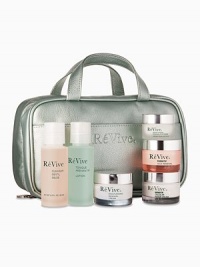 This limited-edition travel set features Renewal skincare bestsellers in travel-sizes, hand-selected by Dr. Brown. The Renewal Collection speeds up cell turnover and brings young skin cells to the surface more quickly. These anti-aging treatments help visibly texturize skin to bring back luminosity and radiance.  Set includes: 1 oz. Moisturizing Renewal Cream, 0.5 oz. Moisturizing Renewal Eye Cream, 1 oz. Sensitif Cellular Repair Cream SPF 15, 1 oz. Fermitif Neck Renewal Cream SPF 15, 2 oz.