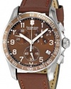 Victorinox Swiss Army Men's 241151 Chrono Classic Brown Dial Watch