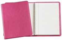 Graphic Image Wire-O-Notebook, Goatskin Leather, 9-Inches, Pink (JS9MRBLGTIPNK) Graphic Image Wire-O-Notebook, Goatskin Leather, 9-Inches, Pink (JS9MRBLGTIPNK)