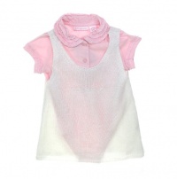 First Impressions Baby Girl Bodysuit and Knit Tunic 2 Piece, 18 Months First Impressions Baby Girl Bodysuit and Knit Tunic 2 Piece, 18 Months