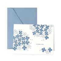 Crane & Co. Letterpress Hydrangea Thank You Notes (CT1106)