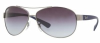 Ray-Ban RB3386 Bubble Wrap Aviator Sunglasses 63 mm, Non-Polarized, Blue/Grey Gradient Ray-Ban RB3386 Bubble Wrap Aviator Sunglasses 63 mm, Non-Polarized, Blue/Grey Gradient