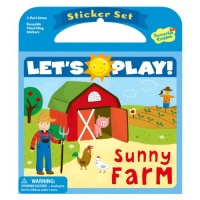 Peaceable Kingdom / Let's Play! Reusable Sticker Set 'Sunny Farm' Peaceable Kingdom / Let's Play! Reusable Sticker Set 'Sunny Farm'