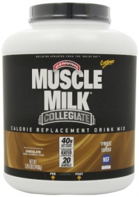 CytoSport Muscle Milk Collegiate, Chocolate, 5.29 LB, Container