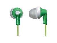 Panasonic RPHJE120G In-Ear Headphone, Green Panasonic RPHJE120G In-Ear Headphone, Green