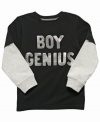 The things he says and does always amazes you. Carter's Boy Genius captures the moment.