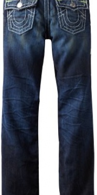 True Religion Boys 2-7 Jack Super T Neon Bartacks True Religion Boys 2-7 Jack Super T Neon Bartacks