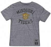 Missouri Tigers Grey Gym Class Adidas Originals Tri-Blend Vintage Tee Missouri Tigers Grey Gym Class Adidas Originals Tri-Blend Vintage Tee