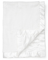 Wrap your little lovely in the comfort of Little Me's super plush blanket, delicately trimmed with a sateen band. Wrap your little lovely in the comfort of Little Me's super plush blanket, delicately trimmed with a sateen band.