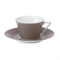 Philippe Deshoulieres Seychelles Taupe Tea Saucer