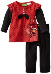 Sesame Street Baby-Girls Infant Polka Dot Elmo Pant Set Sesame Street Baby-Girls Infant Polka Dot Elmo Pant Set