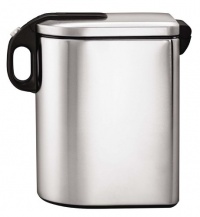 simplehuman Large Slim Canister, Fingerprint-Proof Stainless Steel simplehuman Large Slim Canister, Fingerprint-Proof Stainless Steel
