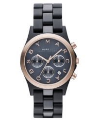 Daring details keep you on trend with this Henry collection watch from Marc by Marc Jacobs. Daring details keep you on trend with this Henry collection watch from Marc by Marc Jacobs.