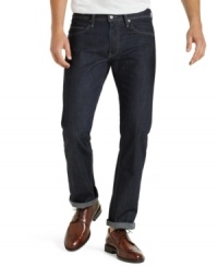 Instantly lose a few inches with these slim jeans from Levi's. Instantly lose a few inches with these slim jeans from Levi's.