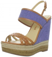 Luxury Rebel Women's Nia Wedge Sandal,Blue,37.5 EU/7.5 M US Luxury Rebel Women's Nia Wedge Sandal,Blue,37.5 EU/7.5 M US