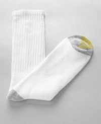 The gold standard in socks. These Gold Toe athletic socks are soft, breathable and absorbent to keep feet cool and dry. The gold standard in socks. These Gold Toe athletic socks are soft, breathable and absorbent to keep feet cool and dry.