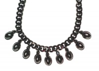 Givenchy Black Tuileries Pearl Collar Necklace Givenchy Black Tuileries Pearl Collar Necklace