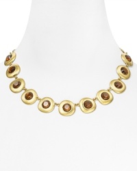 Inspired by exotic locales and crafted from antique plated gold and glass stones, this Lauren by Ralph Lauren necklace exudes a far-away allure. It's a gorgeously global choice. Inspired by exotic locales and crafted from antique plated gold and glass stones, this Lauren by Ralph Lauren necklace exudes a far-away allure. It's a gorgeously global choice.