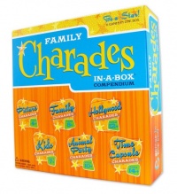 Charades Party Game - Family Charades-in-a-Box Compendium Board Game Charades Party Game - Family Charades-in-a-Box Compendium Board Game